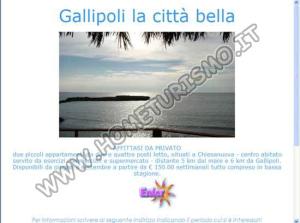 Gallipoli 2 e 4 Posti Letto